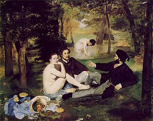 ארוחת בוקר על הדשא, אדואר מאנה 1862-1863